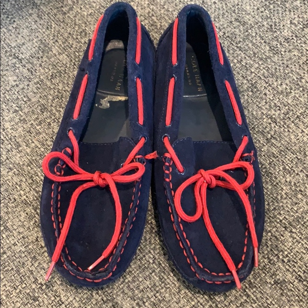 Cole Haan Grant Driver Suede Moccasins
